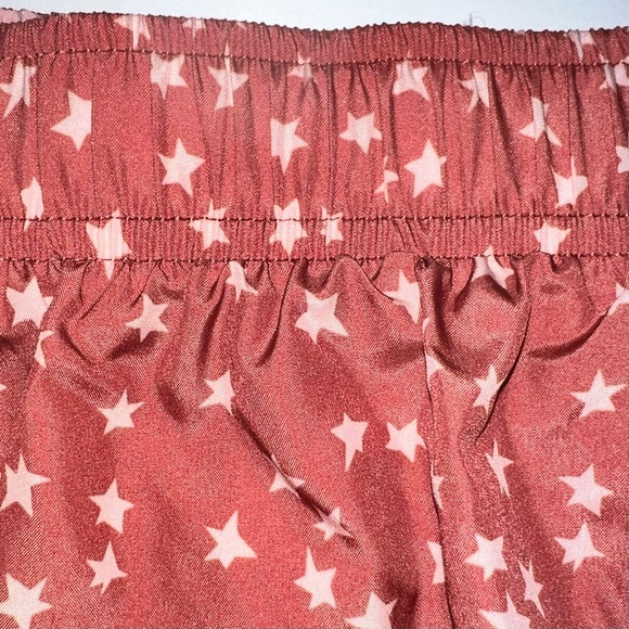 Nike Tempo Dri-Fit size 1X mauve w pink stars & trim 3” athletic running shorts - Picture 7 of 16